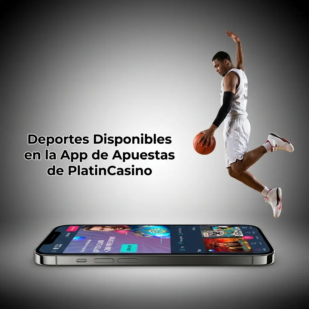 App de apuestas PlatinCasino con deportes como fútbol, baloncesto, tenis, eSports y más en vivo y en línea