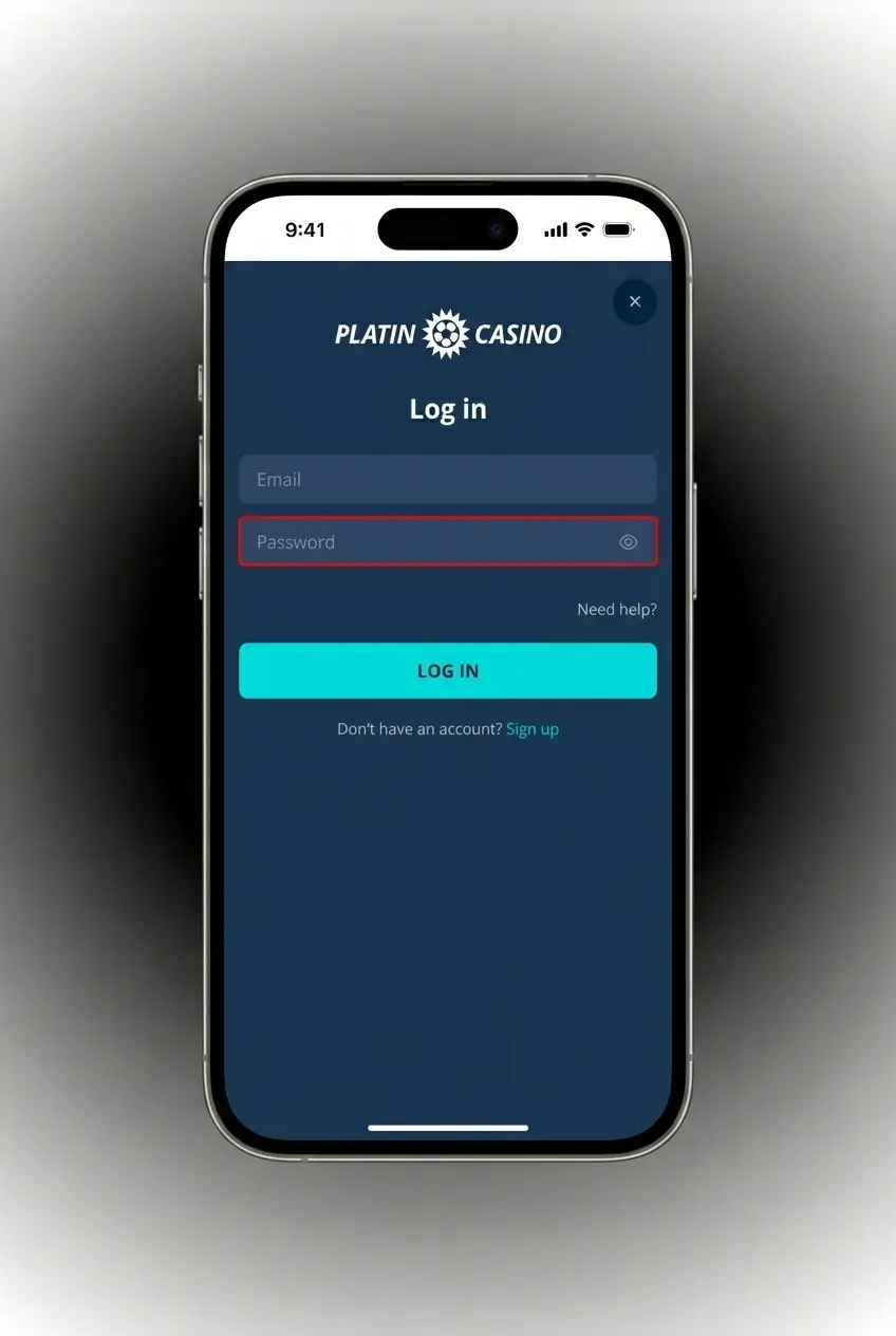 Guía paso a paso para iniciar sesión en PlatinCasino desde web o app móvil con verificación en dos pasos