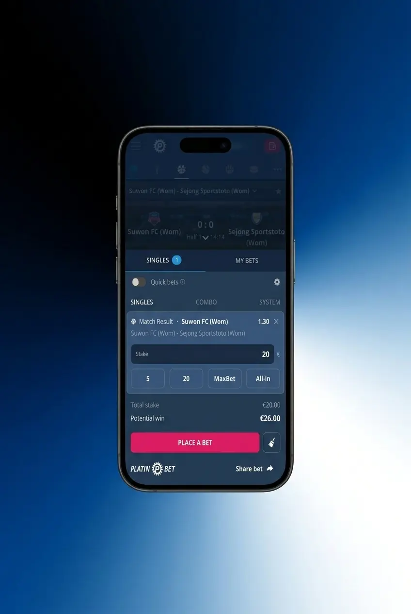 Pasos para empezar a apostar en la app de PlatinCasino desde el móvil de forma rápida y sencilla