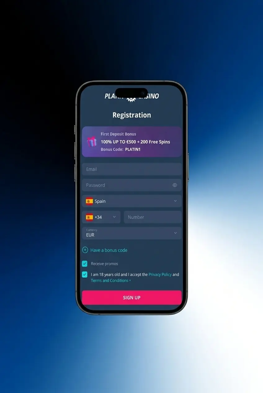 Pasos para empezar a apostar en la app de PlatinCasino desde el móvil de forma rápida y sencilla