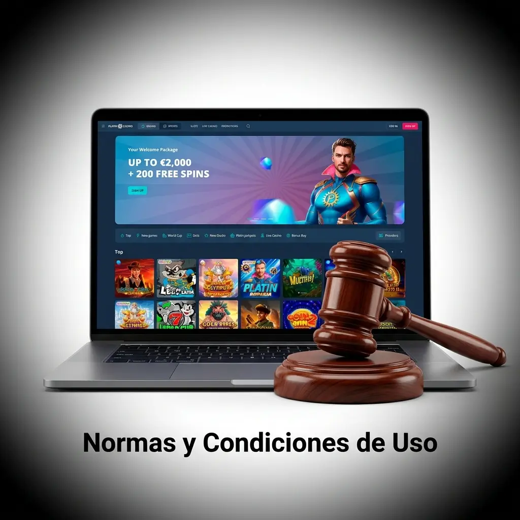 Normas y condiciones de uso de PlatinCasino: registro, bonos, verificación y cuentas inactivas para jugadores mayores de 18