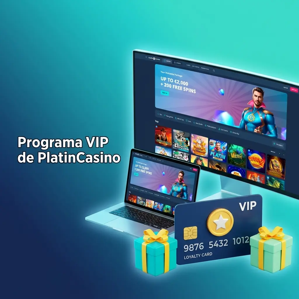 Programa VIP de PlatinCasino con niveles de fidelidad, bonos exclusivos y gestor de cuenta personalizado